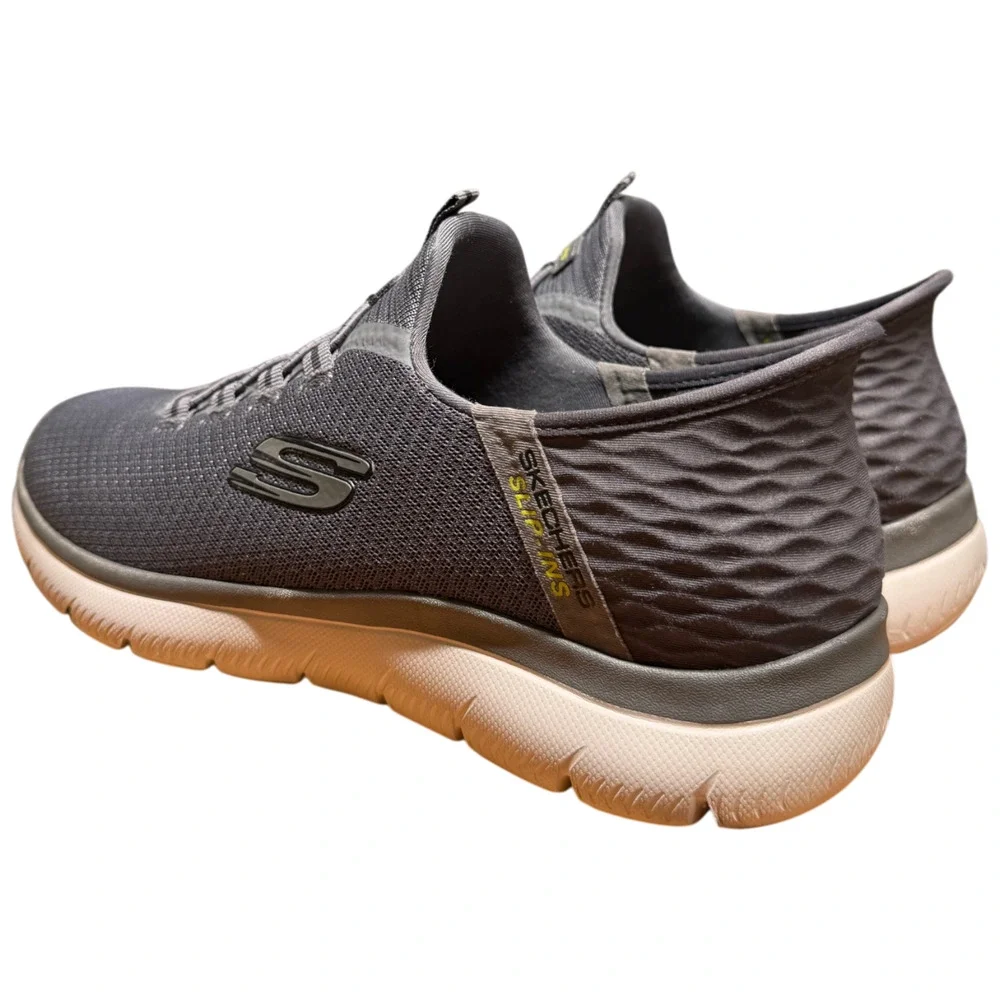Skechers Slip-Ins Summits High Range Men's Size 9 Charcoal Hands Free Shoes
